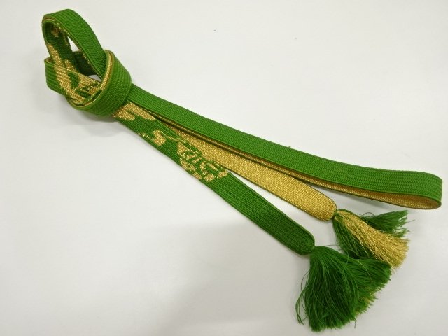 JAPANESE KIMONO / HAND-TIED OBIJIME CORD
